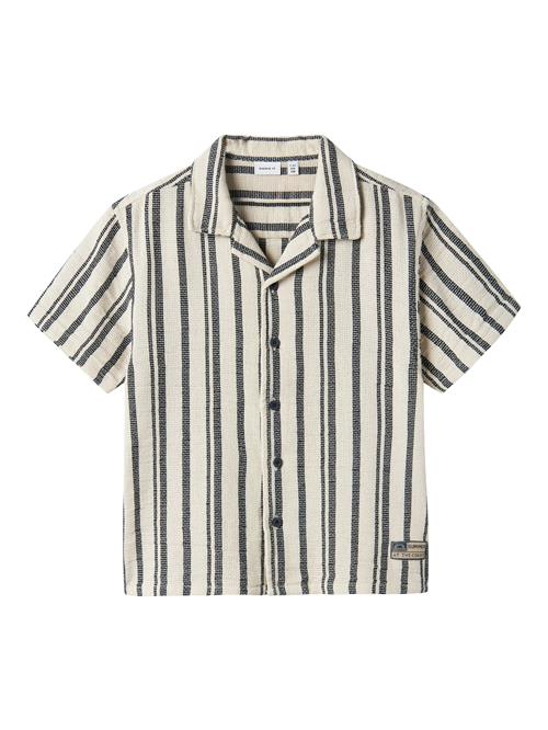 NAME IT Skjorte 'FOKO'  mørkebeige / mørkegrå