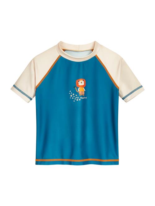 PLAYSHOES UV-beskyttelse 'Dschungel'  ecru / petroleum / orange