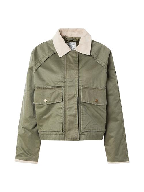 Se Abercrombie & Fitch Overgangsjakke  kit / grøn hos About You