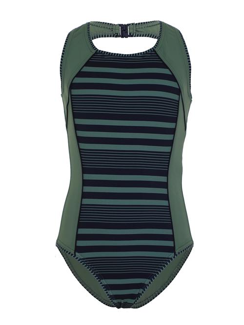 VIVID Badedragt  mørkeblå / mørkegrøn