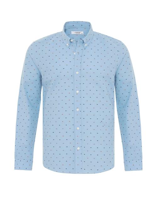 Dandalo Skjorte  lyseblå / mørkeblå / karamel