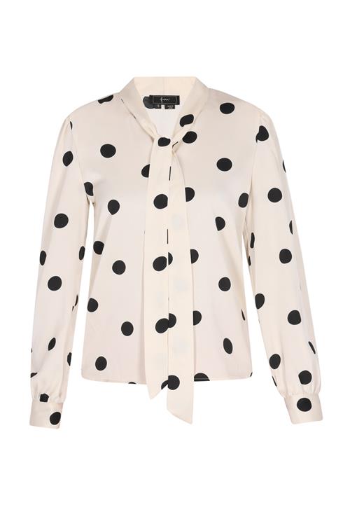 faina Bluse  sort / perlehvid