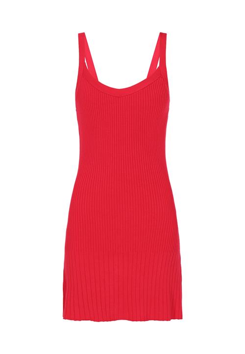 Se MYMO Strikkjole 'Spring Summer'  rød hos About You