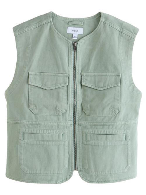 Next Vest  pastelgrøn