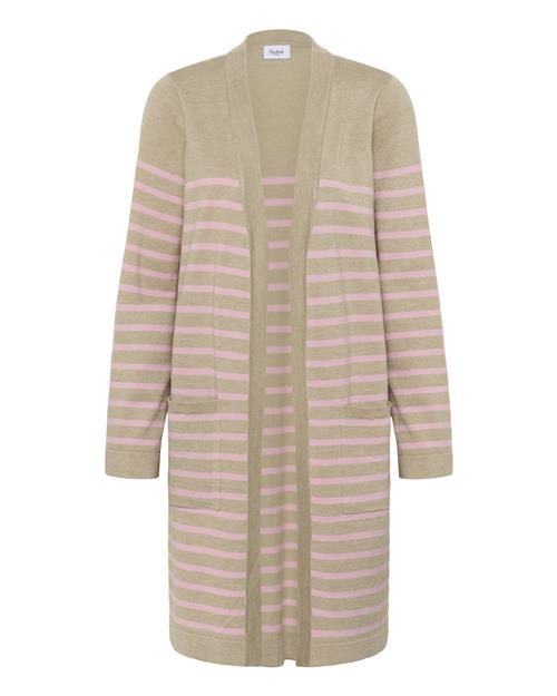 SAINT TROPEZ Cardigan 'Grila'  beige / pink