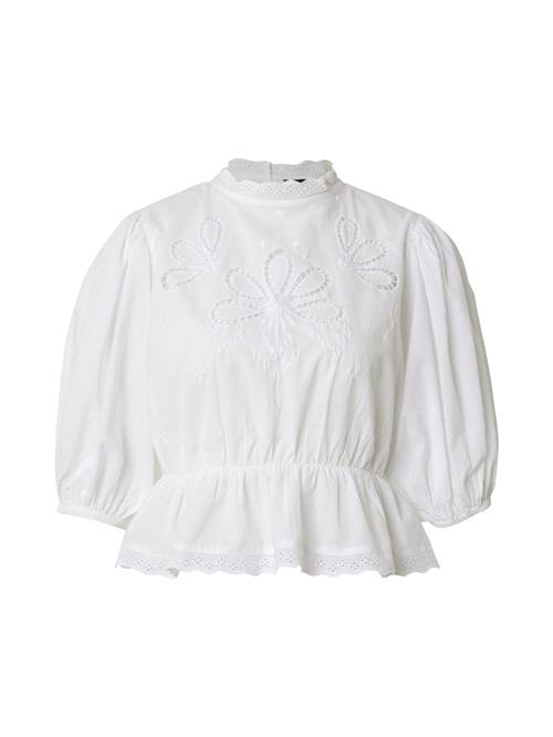 Gina Tricot Bluse  hvid