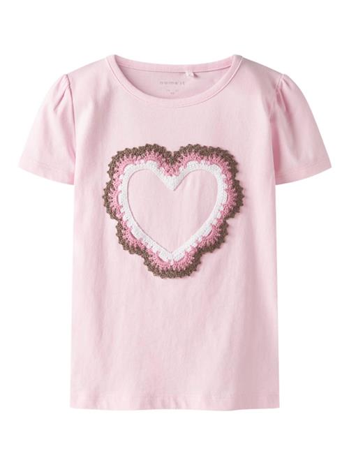 NAME IT Bluser & t-shirts 'NMFJAMARIA'  choko / lyserød / lys pink / hvid