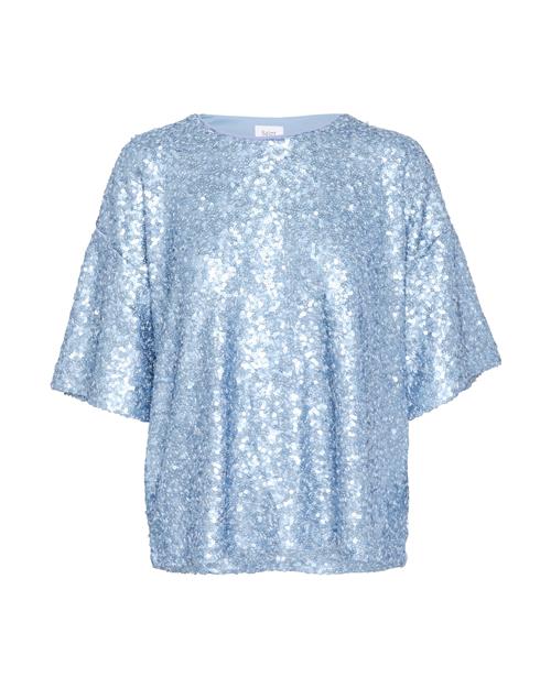 SAINT TROPEZ Bluse 'Jada'  himmelblå