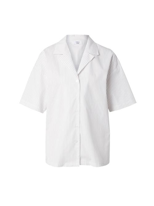 millane Bluse  lilla / hvid