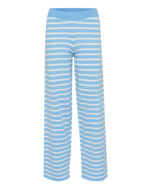 SAINT TROPEZ Bukser 'MilaSZ'  himmelblå / hvid