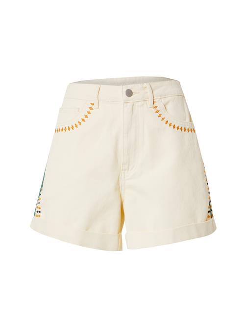 VILA Jeans  creme / karamel / gran / sort