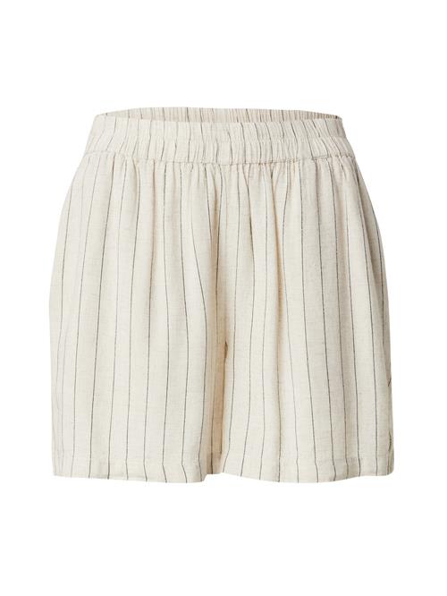 PIECES Bukser 'PCPia'  ecru / sort