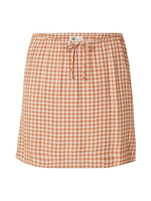 BILLABONG Nederdel 'LIL CHECK'  mandarin / hvid