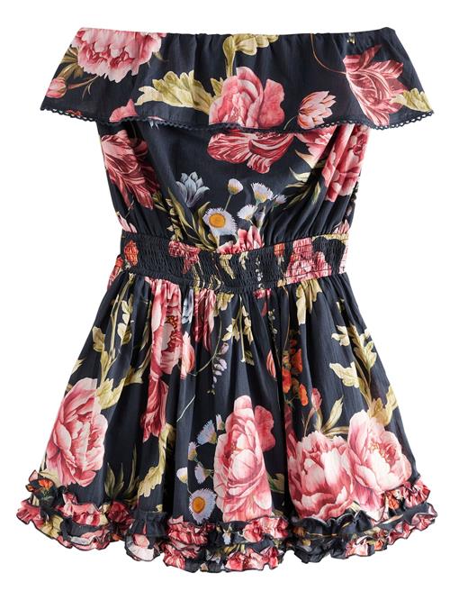 Next Sommerkjole  oliven / pink / rosé / sort