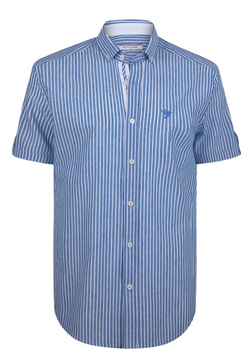 Felix Hardy Skjorte  blå / hvid