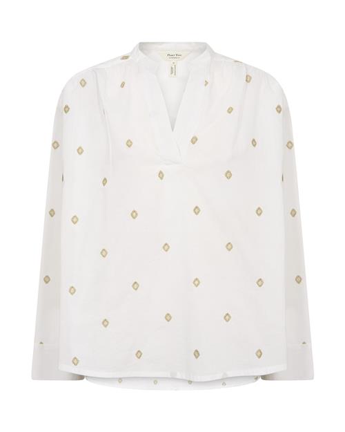 Part Two Bluse 'NatalePW'  guld / hvid