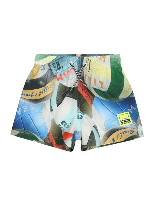 Molo Badeshorts 'Niko'  blå / lysegul / mørkegrøn / hvid