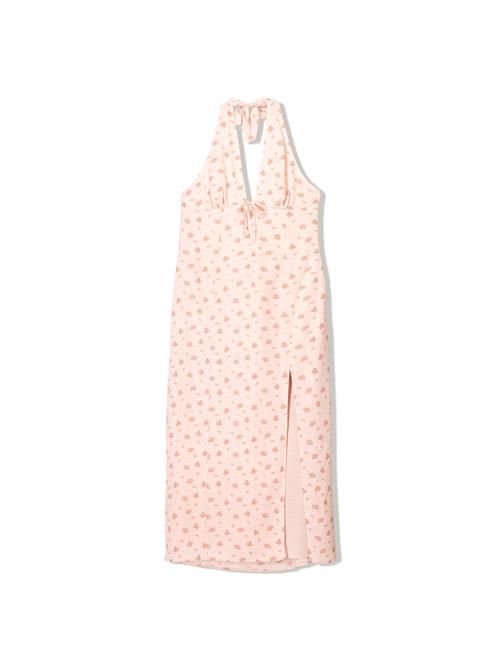 Bershka Sommerkjole  gul / grøn / pink / lyserød