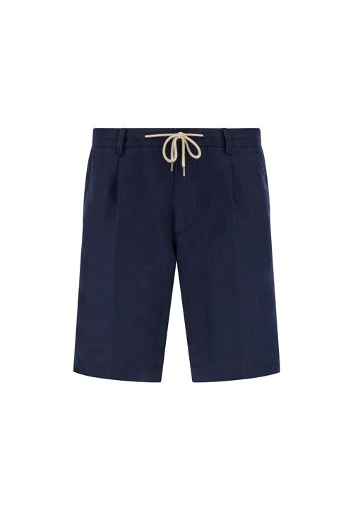 Boggi Milano Bukser med fals  navy