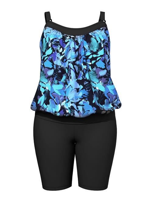 Ulla Popken Jumpsuit  marin / navy / neonblå