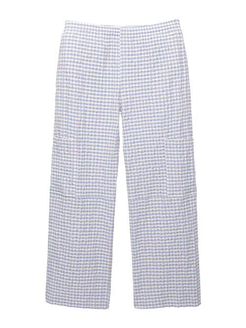 Pull&Bear Bukser  lyseblå / lysebrun / hvid