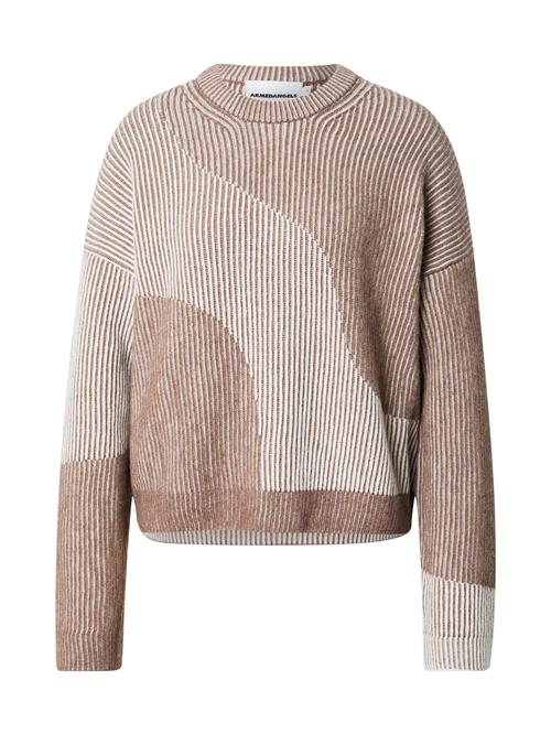 ARMEDANGELS Pullover 'MAYRAA VANISE'  taupe / lysegrå