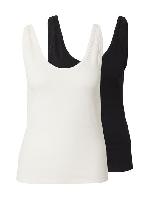 WEEKDAY Overdel 'Piper'  sort / hvid