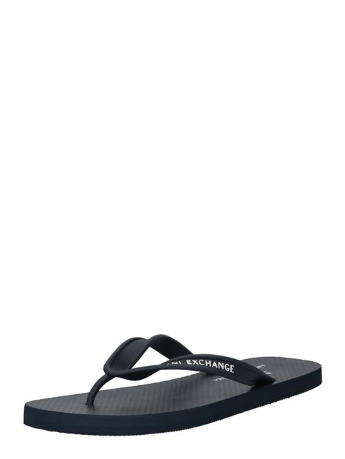 ARMANI EXCHANGE Klipklappere  natblå / hvid