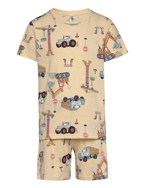 Lindex | Pyjama Tee Shorts Vehicle Boat | 128/134