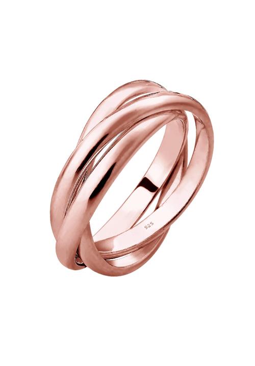 ELLI Ring 'Trio'  rosa guld