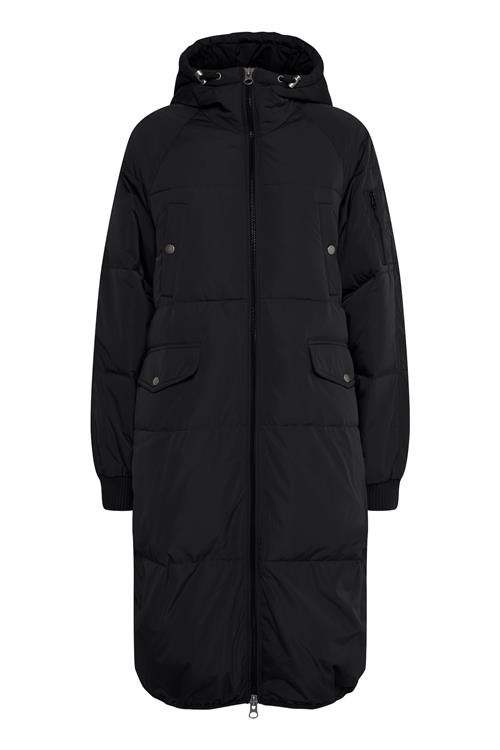 ICHI Vinterfrakke 'BUNALA'  sort