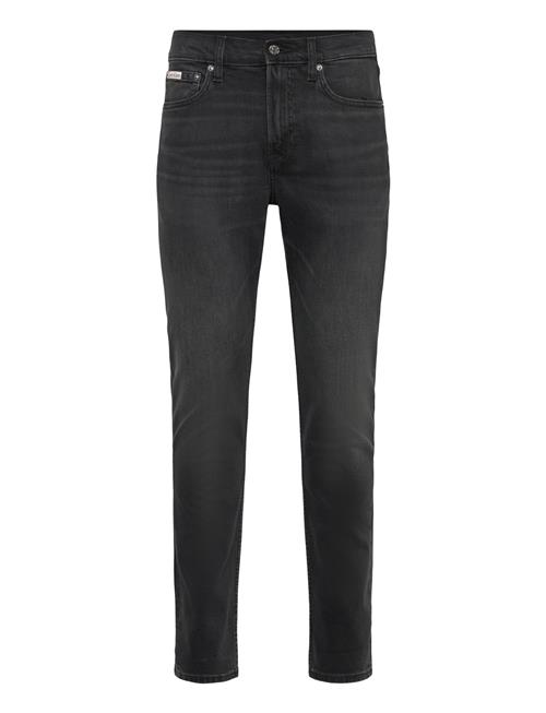 Calvin Klein Jeans | Slim Taper Black Oil Slick Jean | 36 x 30