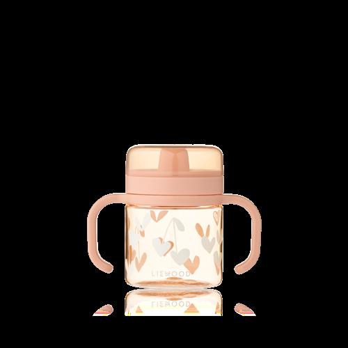 Liewood Kylo Tritan Sippy Cup 280 Ml Sweethearts / Pale Tuscany  Sweethearts / Pale Tuscany-One Size  Beige  One Size  unisex