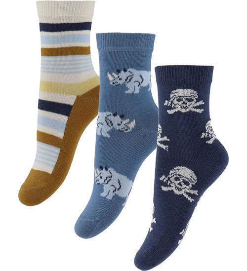 Minymo Strømper - 3-pak - Odyssey Gray