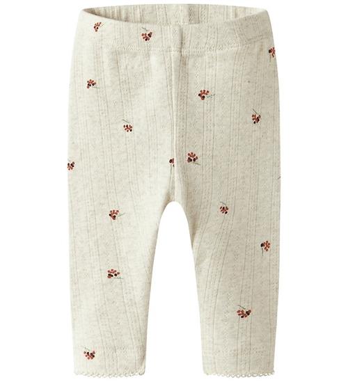 Name It Leggings - Hulmønster - NbfBerries - Peyote Melange