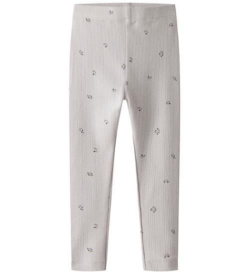 Name It Leggings - Hulmønster - NmfBerries - Lilac Marble