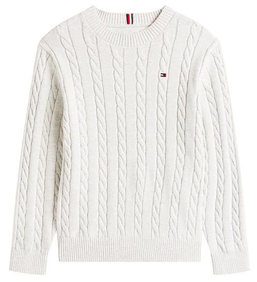 Tommy Hilfiger Bluse - Strik - Ivory SilkWhite