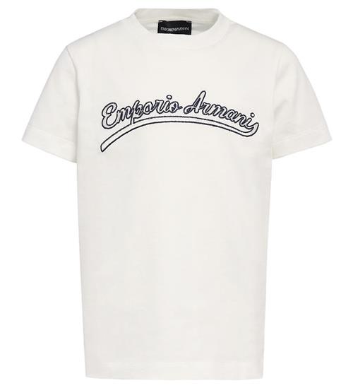 Emporio Armani T-shirt - Off White m. Broderi