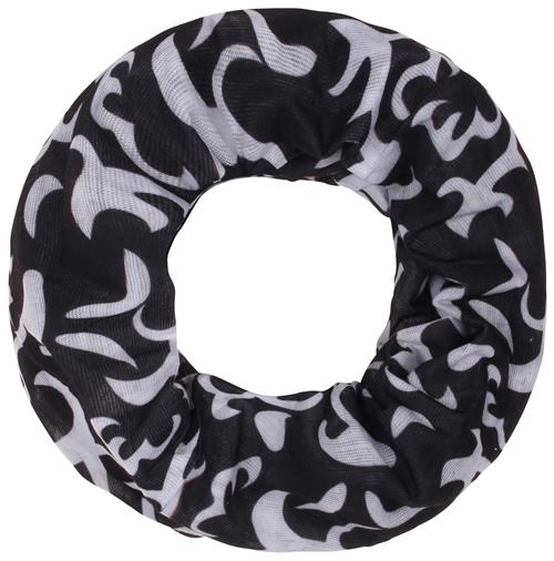 MO Rørformet tørklæde  sort / hvid