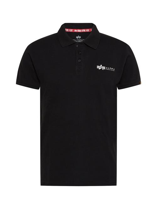 ALPHA INDUSTRIES Bluser & t-shirts  sort / hvid