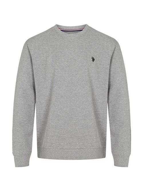 U.S. POLO ASSN. Sweatshirt 'Adler'  lysegrå / sort