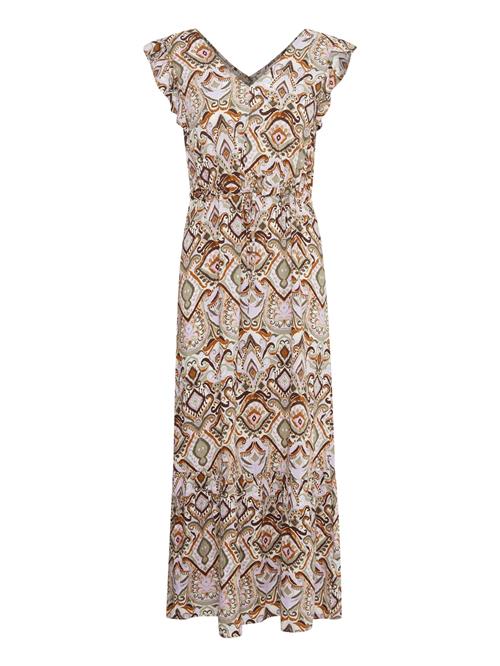 b.young Kjole 'Joella'  brun / oliven / hvid