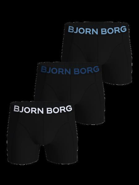 Björn Borg Organic Cotton Stretch Boxers 3-pack Sort, XL