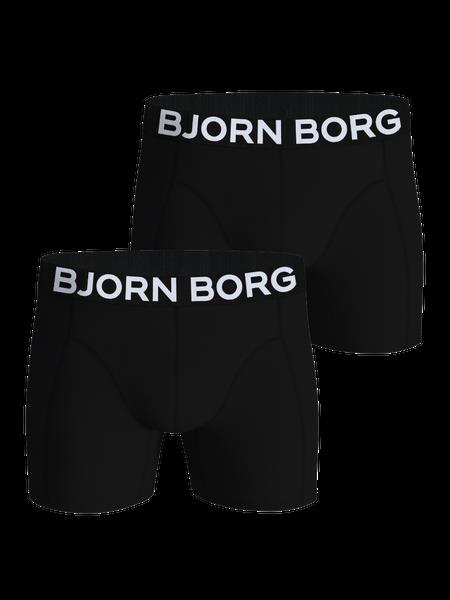 Björn Borg Organic Cotton Stretch Boxers 2-pack Sort, L