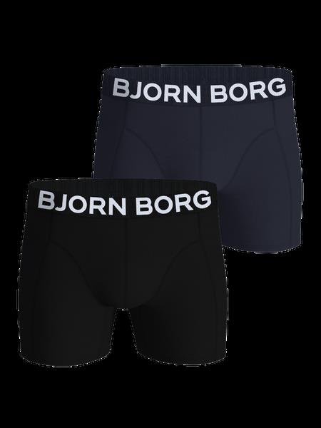 Björn Borg Organic Cotton Stretch Boxers 2-pack Sort, L