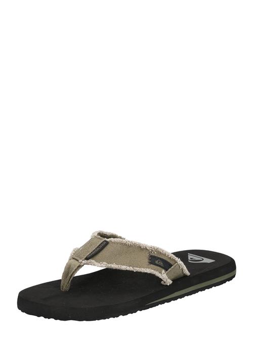 QUIKSILVER Klipklappere 'MONKEY ABYSS'  brun / grøn / sort