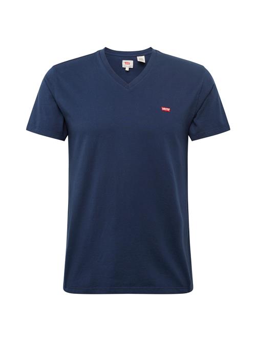 LEVI'S ® Bluser & t-shirts 'Original Housemark V-Neck Tee'  mørkeblå / rød / hvid
