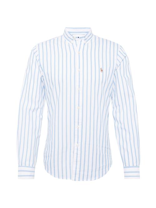 Polo Ralph Lauren Skjorte  lyseblå / brun / hvid