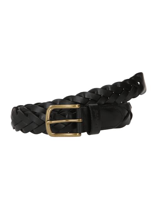 Se LEVI'S ® Bælte 'Leather Braid Belt'  sort hos About You