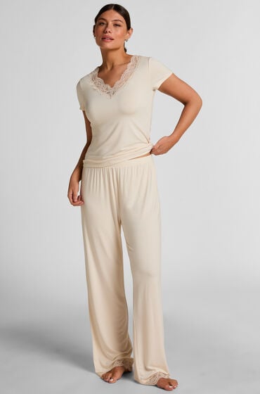 Hunkemöller Nana pyjamassæt Hvid